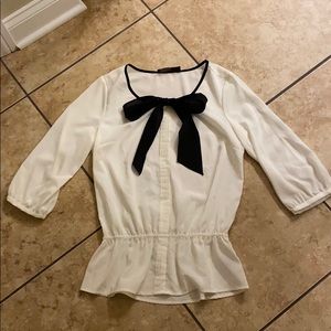 Adorable Limited Tie Blouse